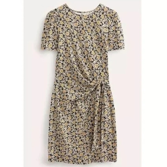 Boden Knot Front Jersey Dress - Picture 2 of 12